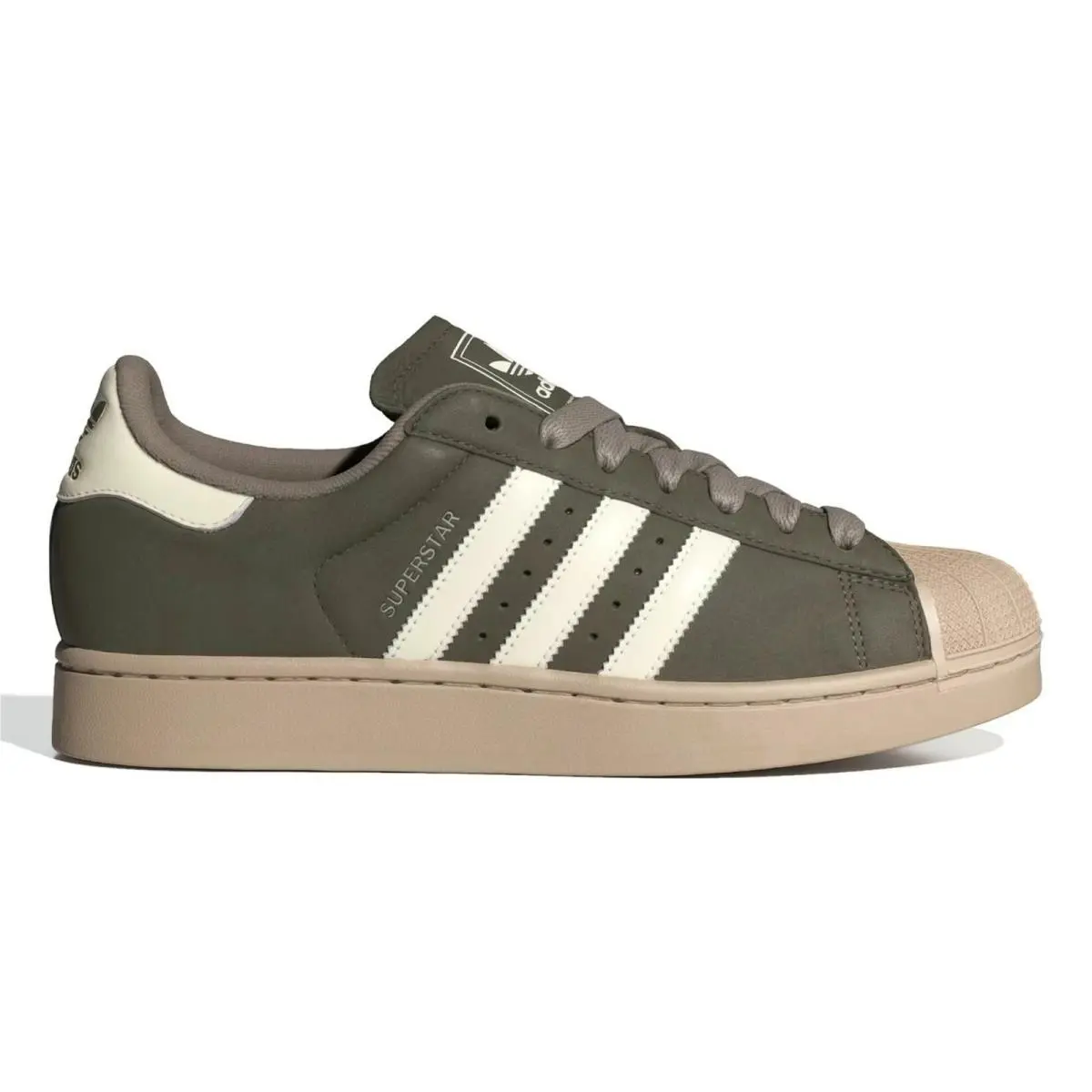 Adidas shoes - adidas Superstar - Superstar - Green, Manufacturer: Olive Strata / Off White / Stone Khaki 23