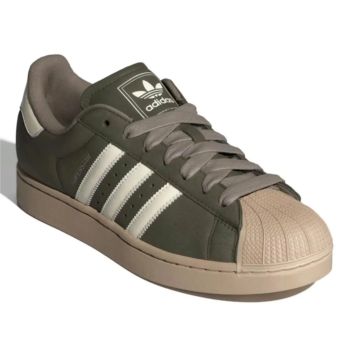 Adidas shoes - adidas Superstar - Superstar - Green, Manufacturer: Olive Strata / Off White / Stone Khaki 29