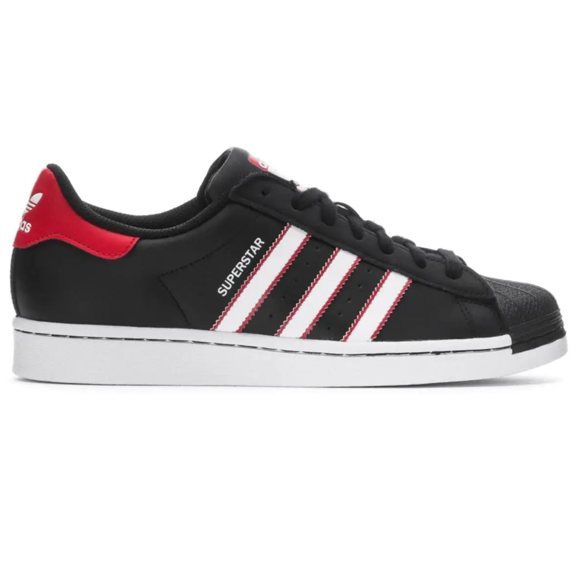 Adidas shoes - adidas Superstar - Superstar - Black, Manufacturer: Core Black/White/Better Scarlet 18