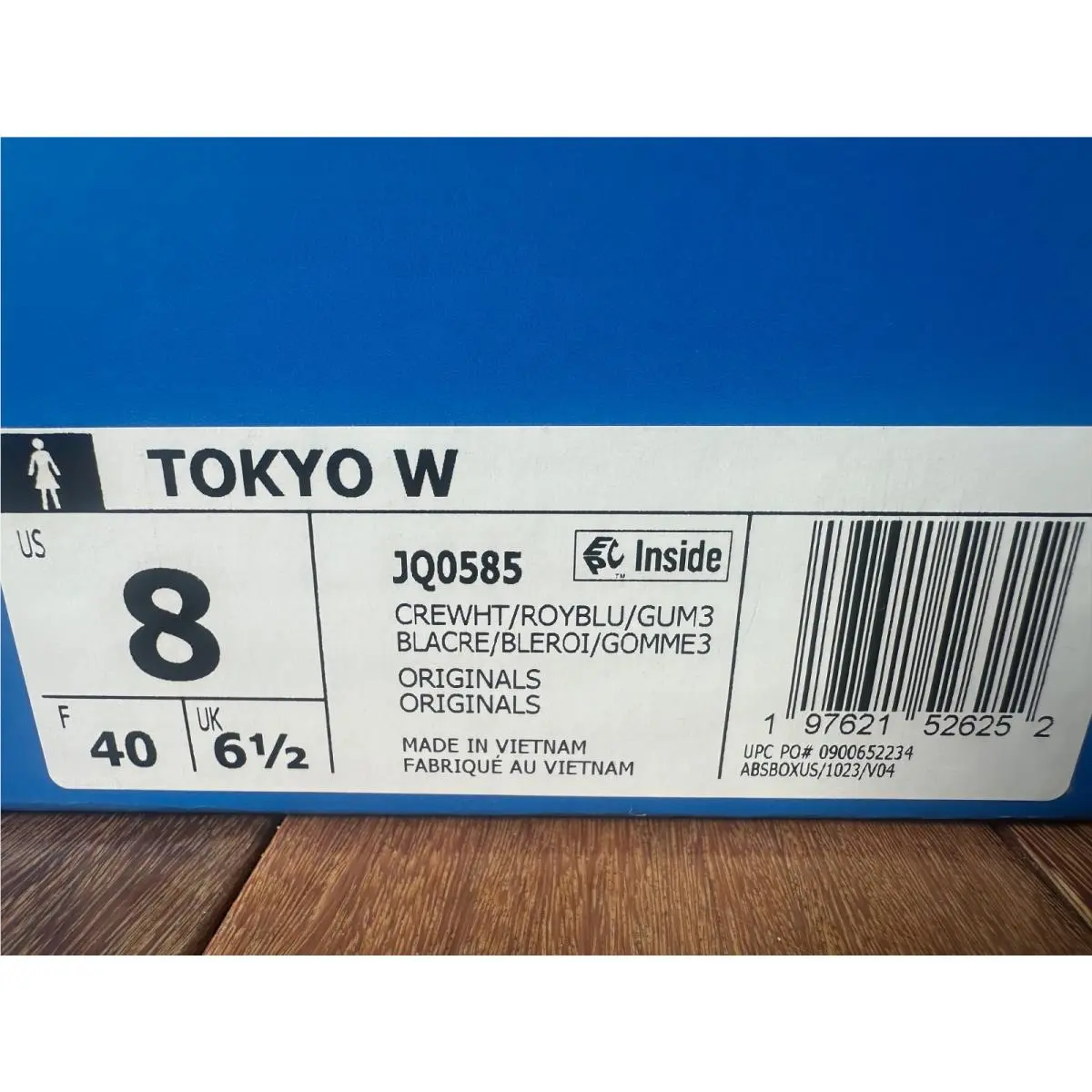 Adidas shoes - adidas Tokyo - Tokyo - JQ0585 - Cream White / Royal Blue / Gum 2