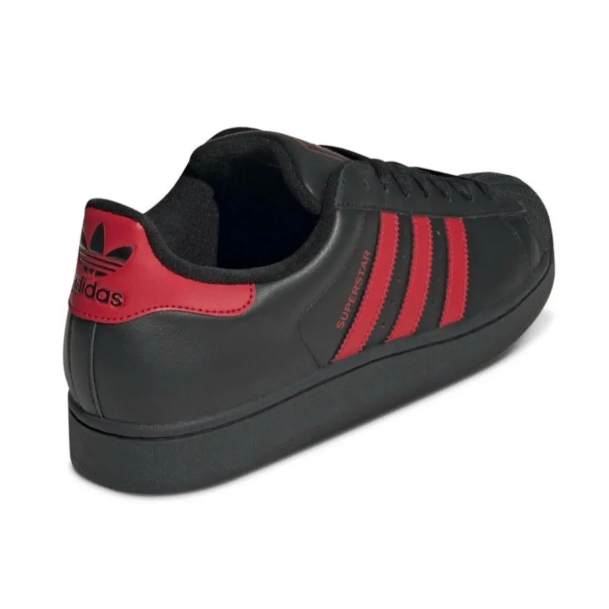 Adidas shoes - adidas Superstar - Superstar - Black, Manufacturer: Core Black/Better Scarlet/Core Black 16