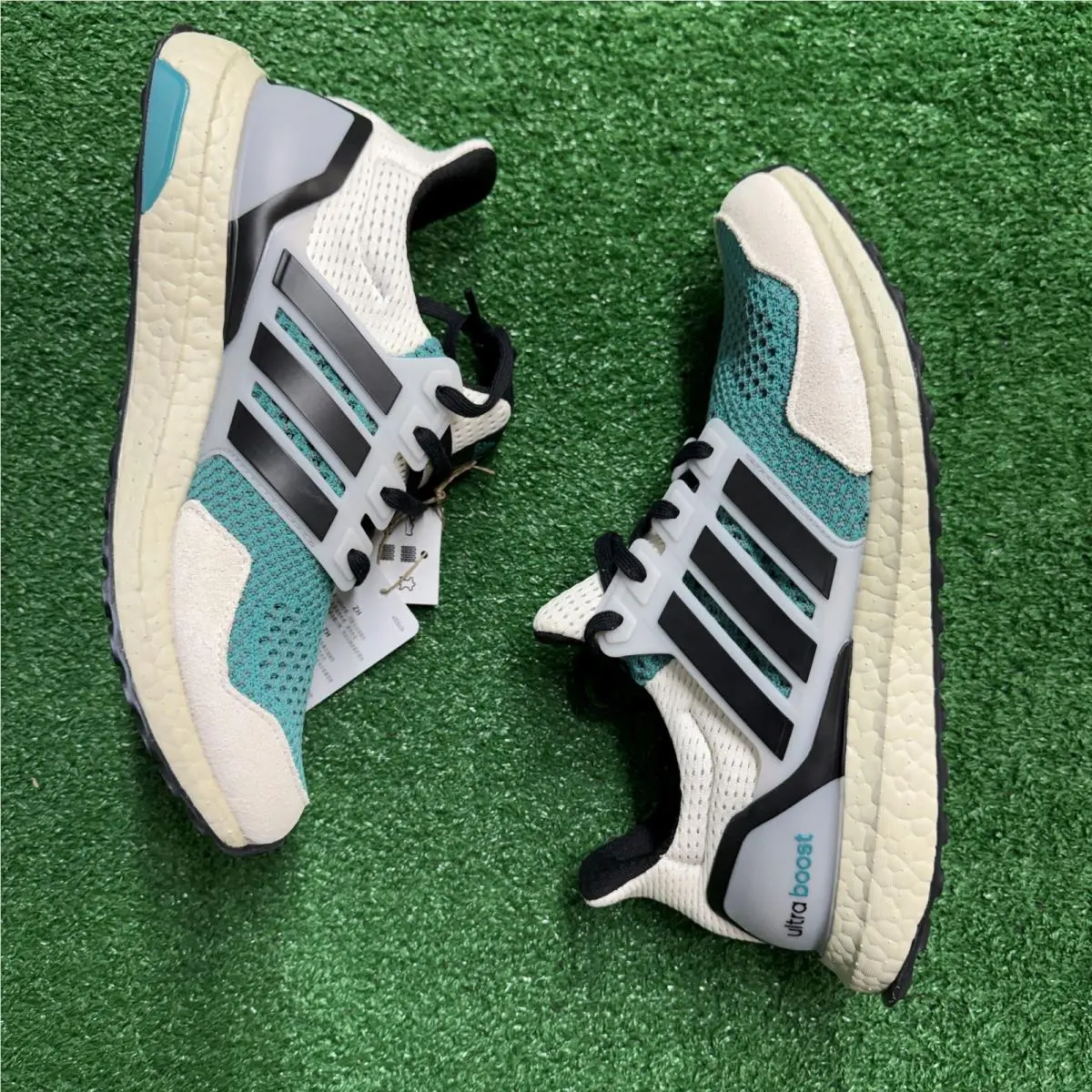 Adidas shoes - Ultra Boost 1.0 Pure Teal Black White - JQ0830 - Green 0