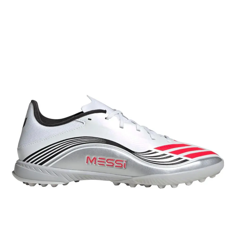 Adidas F50 Messi League Turf Football Mens White Sneakers Athletic Shoes JP7448