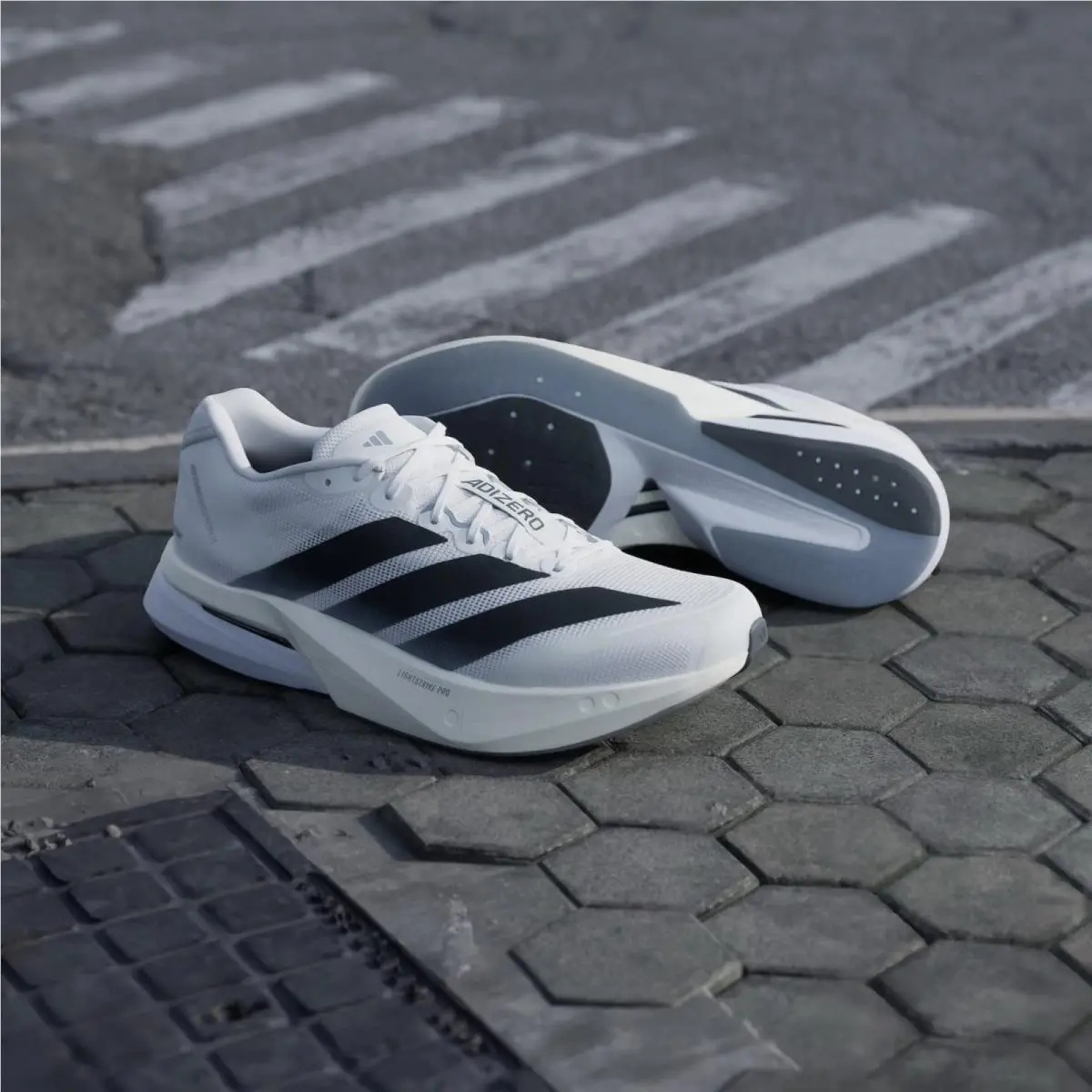 Adidas shoes - adidas adizero boston - adizero boston - JS4939 - White 5