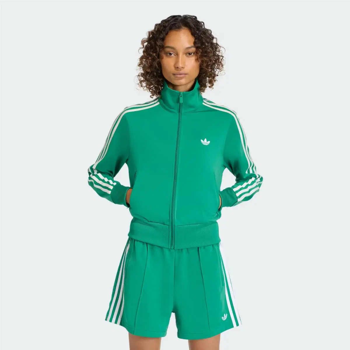 Adidas clothing - adidas Firebird - Firebird - KD1333 - Bold Green / White 0