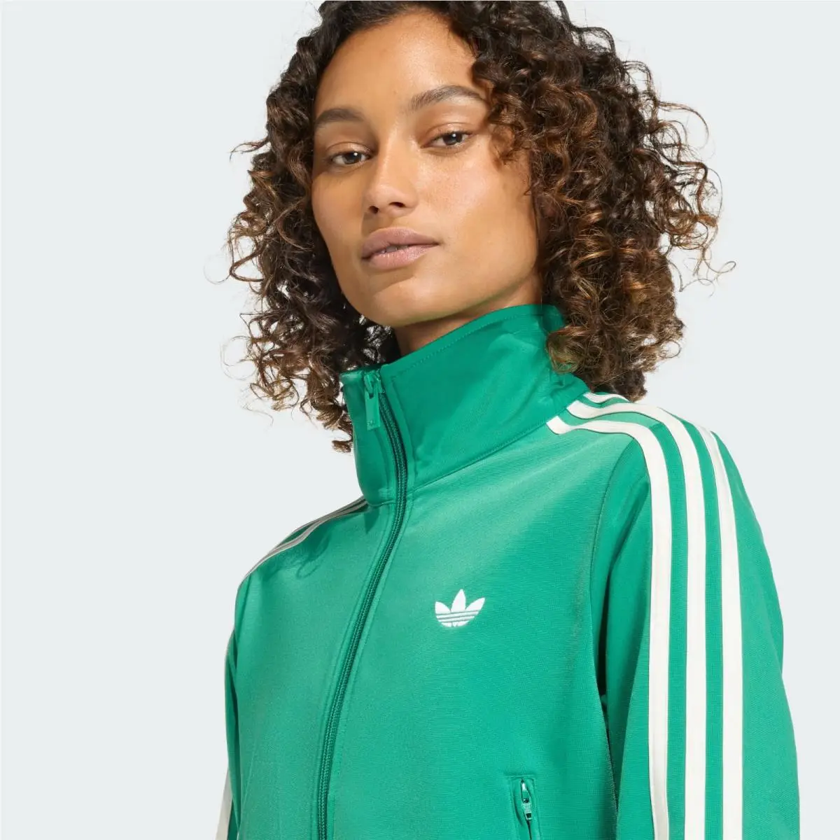 Adidas clothing - adidas Firebird - Firebird - KD1333 - Bold Green / White 7