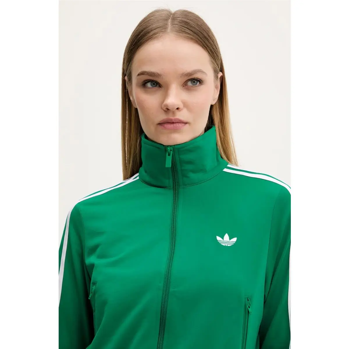 Adidas clothing - adidas Firebird - Firebird - KD1333 - Bold Green / White 5