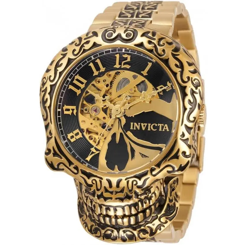 Invicta Artist Skull Automatic Men`s Watch 35109
