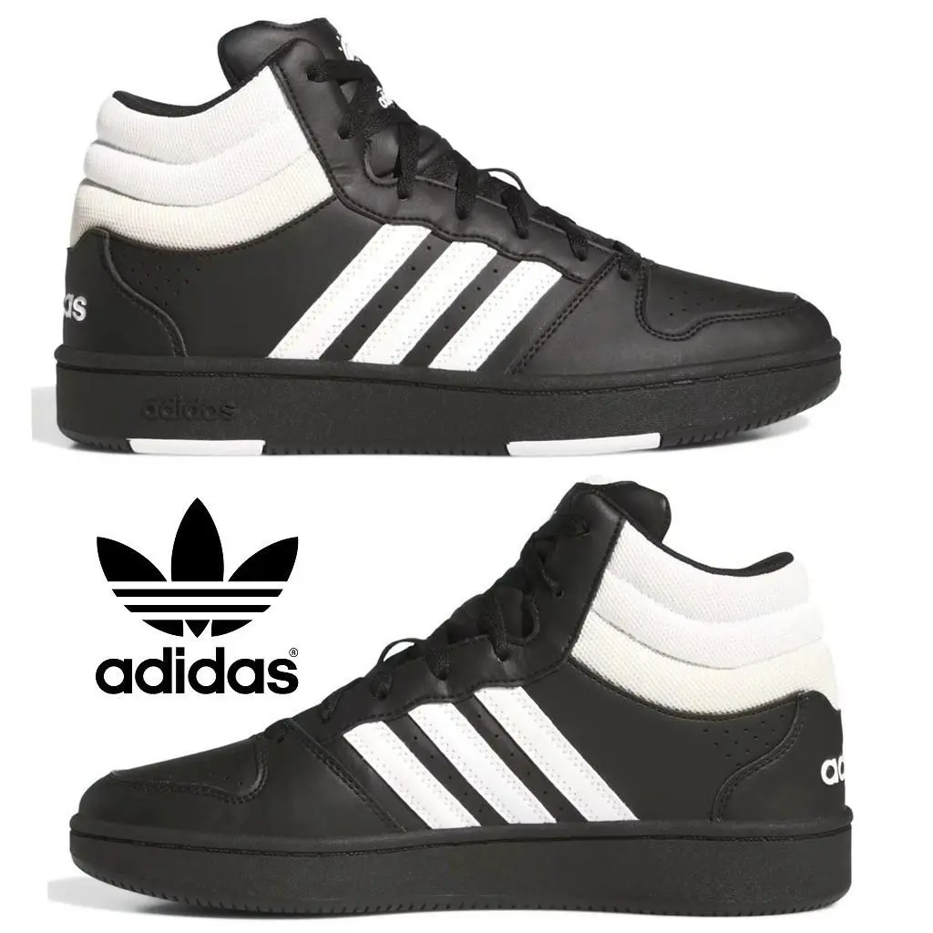 Adidas shoes - Adidas Originals HOOPS MID CLASSIC - Black, Manufacturer: Core Black / Cloud White / Orbit Grey 8