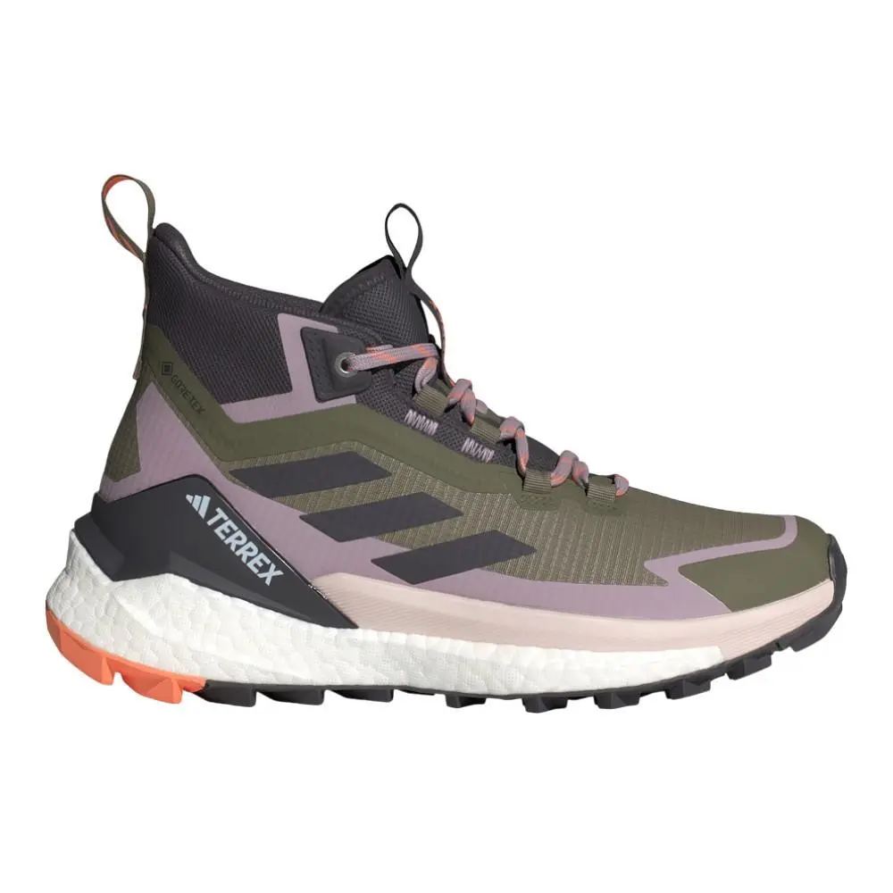 Adidas Terrex Free Hiker 2.0 Goretex Hiking Womens Black Green Pink Sneakers