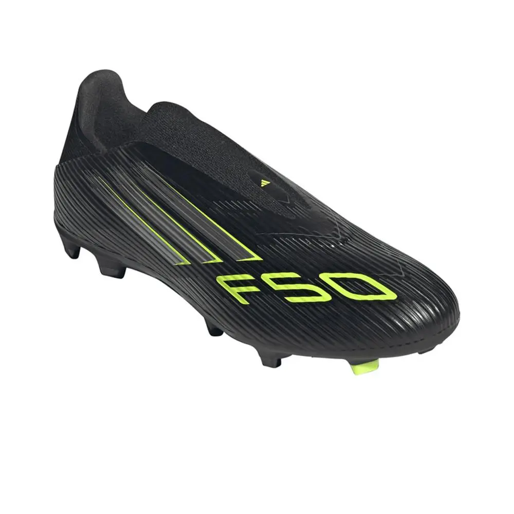 Adidas shoes - adidas F50 League Laceless Firm GroundMulti Ground Football Cleat - JH7737 - Black 6