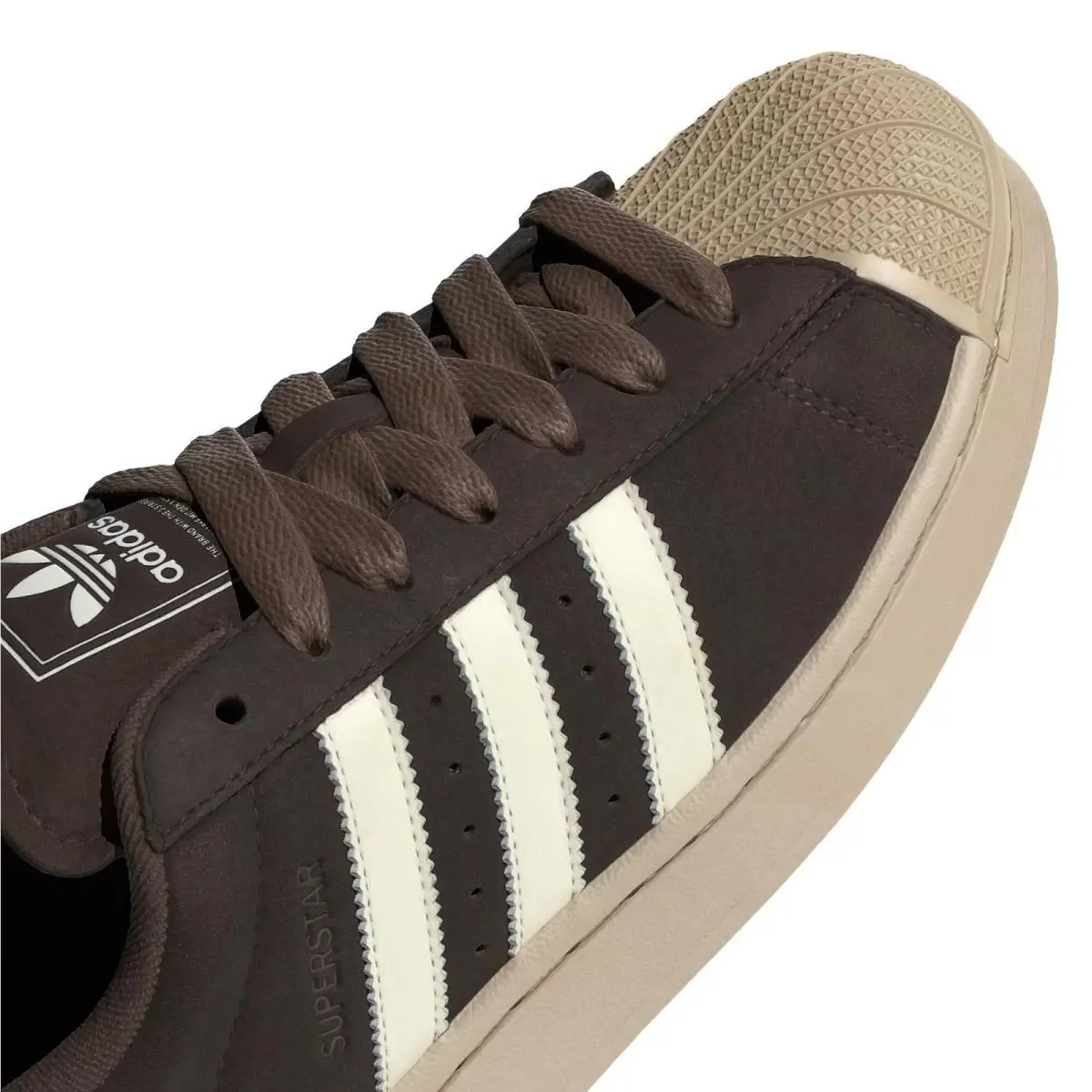 Adidas shoes - adidas Superstar - Superstar - Brown, Manufacturer: Aurora Coffee / Off White / Stone Khaki 6