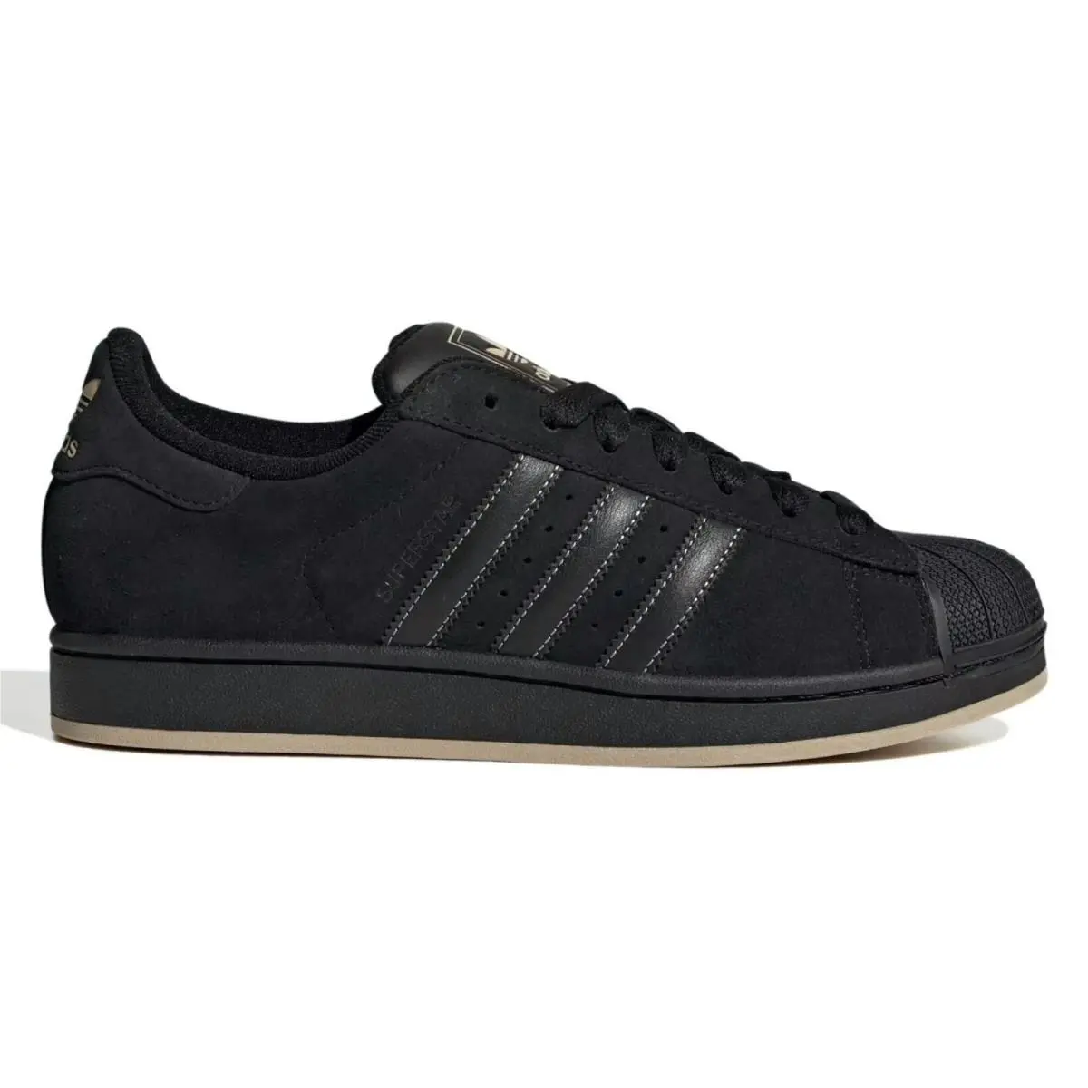 Adidas shoes - adidas Superstar - Superstar - Black, Manufacturer: Core Black / Core Black / Stone Khaki Skip to add to bag Sizes 14
