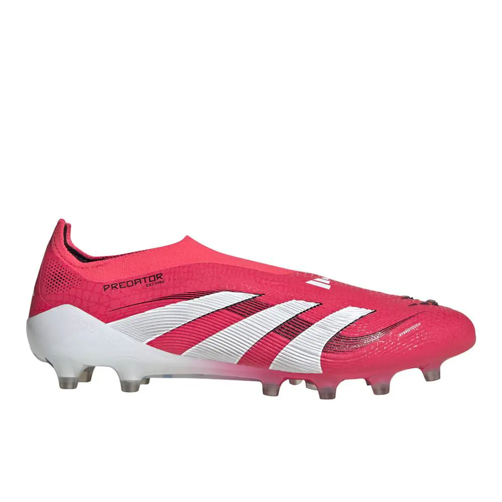 Adidas Predator Elite Laceless Artificial Grass Soccer Cleats Mens Red Sneakers - Red