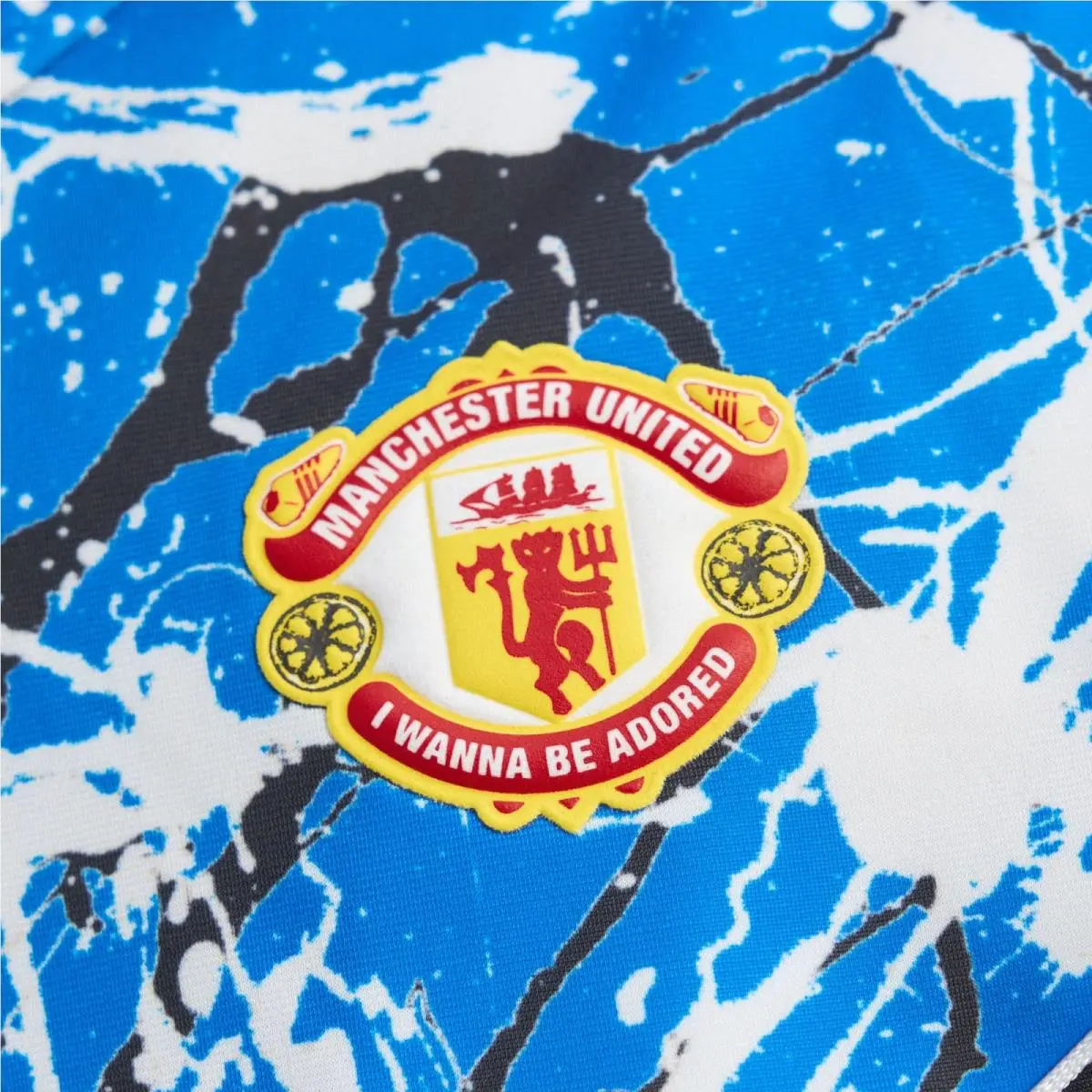 Adidas clothing - Adidas Manchester United Stone Roses Track Top - JZ7094 - Black 14