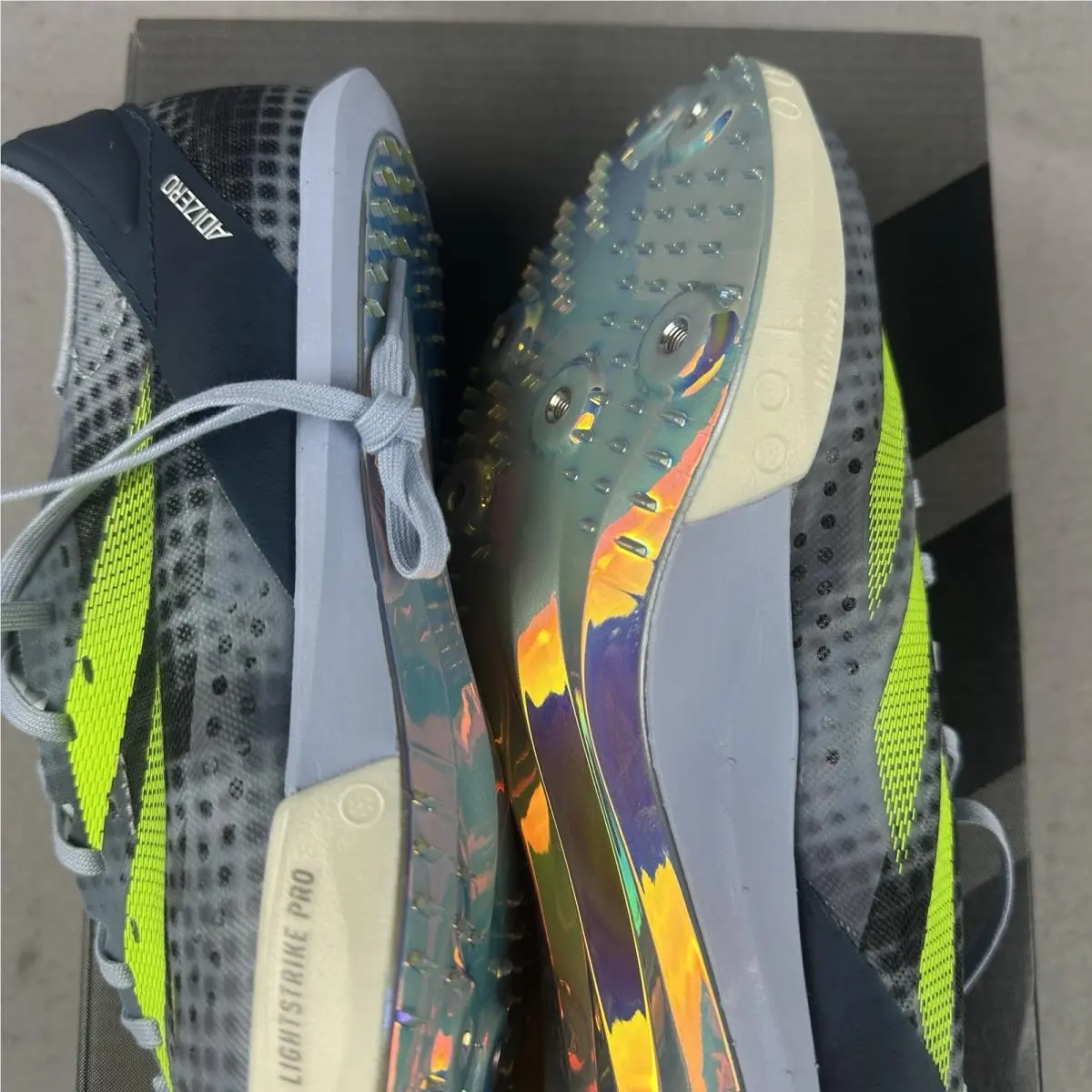 Adidas shoes - adidas adizero prime - adizero prime - IE2765 - Blue, Manufacturer: Wonder Blue/Lucid Lemon/Arctic Night 8