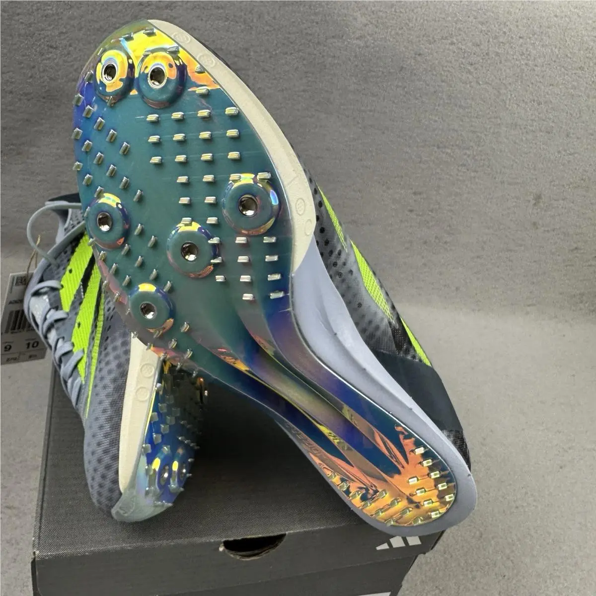 Adidas shoes - adidas adizero prime - adizero prime - IE2765 - Blue, Manufacturer: Wonder Blue/Lucid Lemon/Arctic Night 9