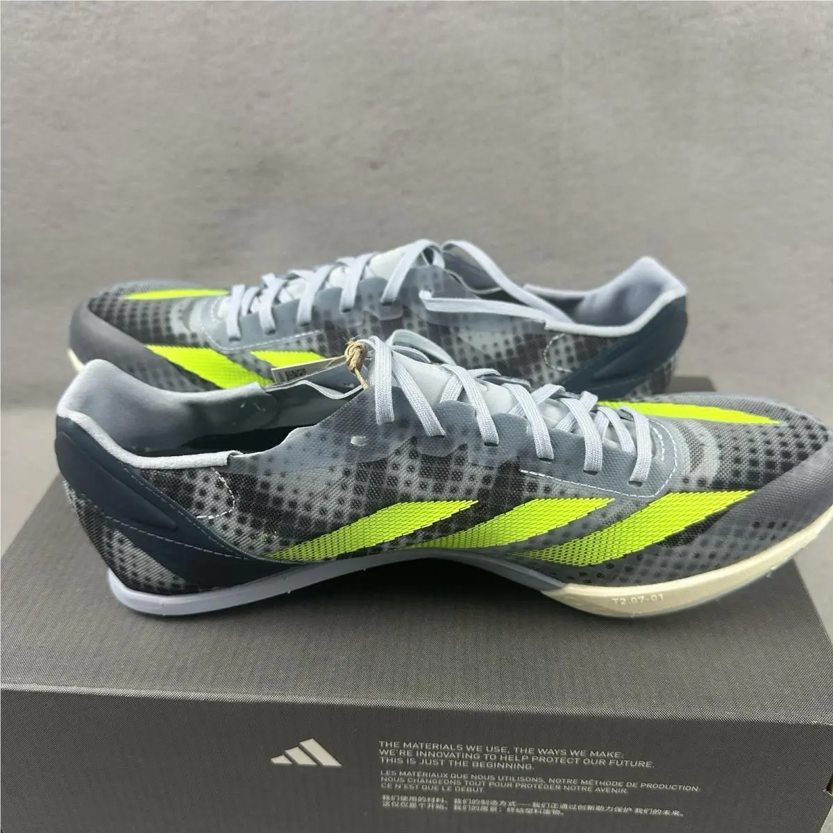 Adidas shoes - adidas adizero prime - adizero prime - IE2765 - Blue, Manufacturer: Wonder Blue/Lucid Lemon/Arctic Night 4