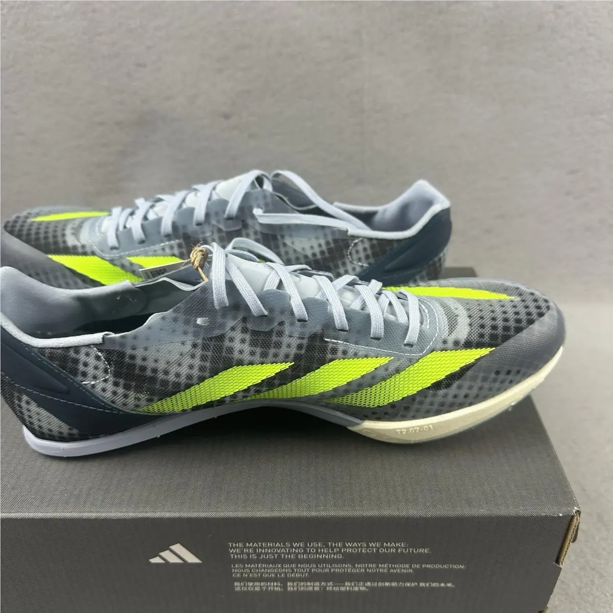 Adidas shoes - adidas adizero prime - adizero prime - IE2765 - Blue, Manufacturer: Wonder Blue/Lucid Lemon/Arctic Night 5