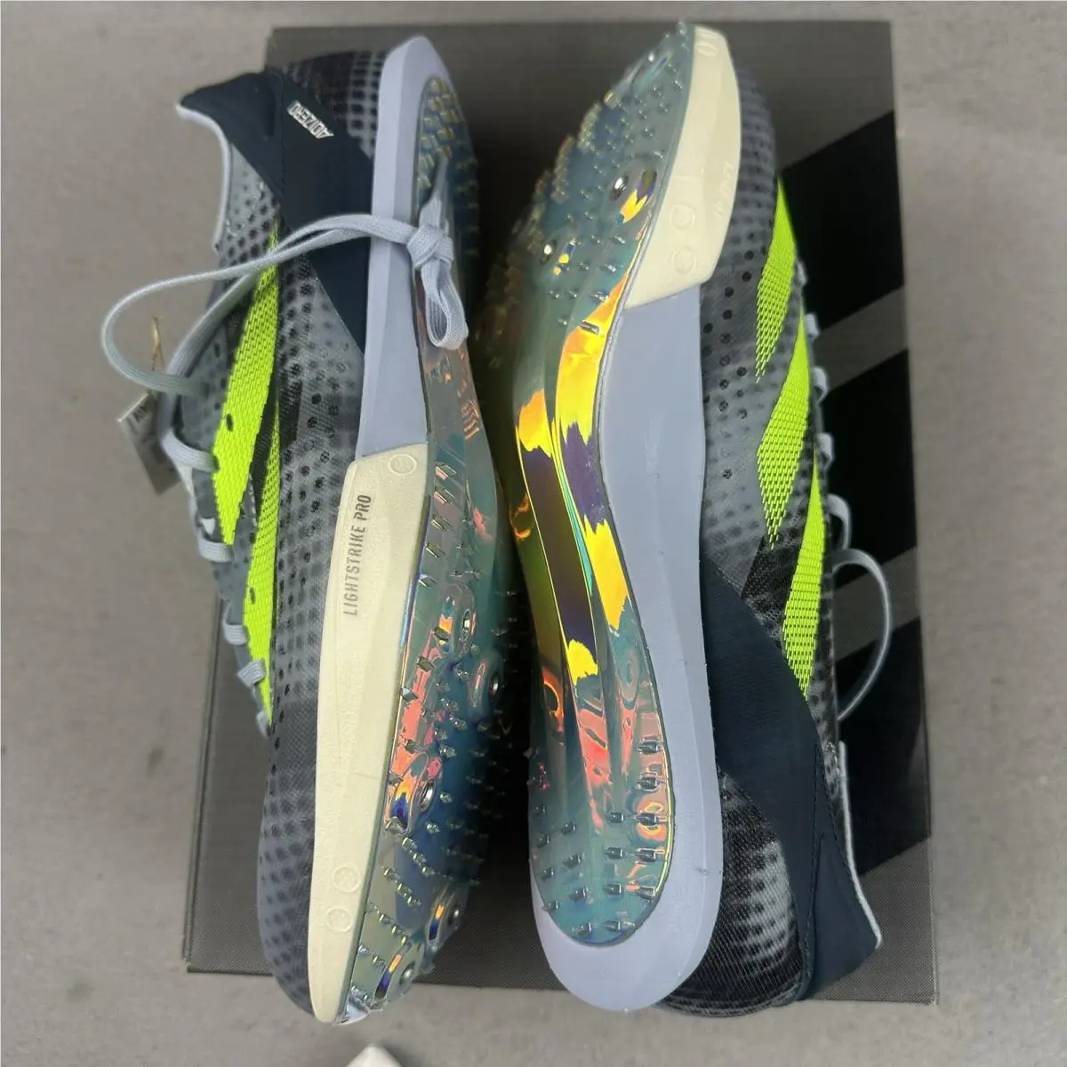 Adidas shoes - adidas adizero prime - adizero prime - IE2765 - Blue, Manufacturer: Wonder Blue/Lucid Lemon/Arctic Night 7