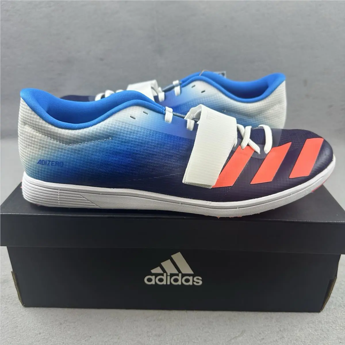 Adidas Adizero Tj/pv Track Shoes Mens 12 Womens 13 Blue GY8099