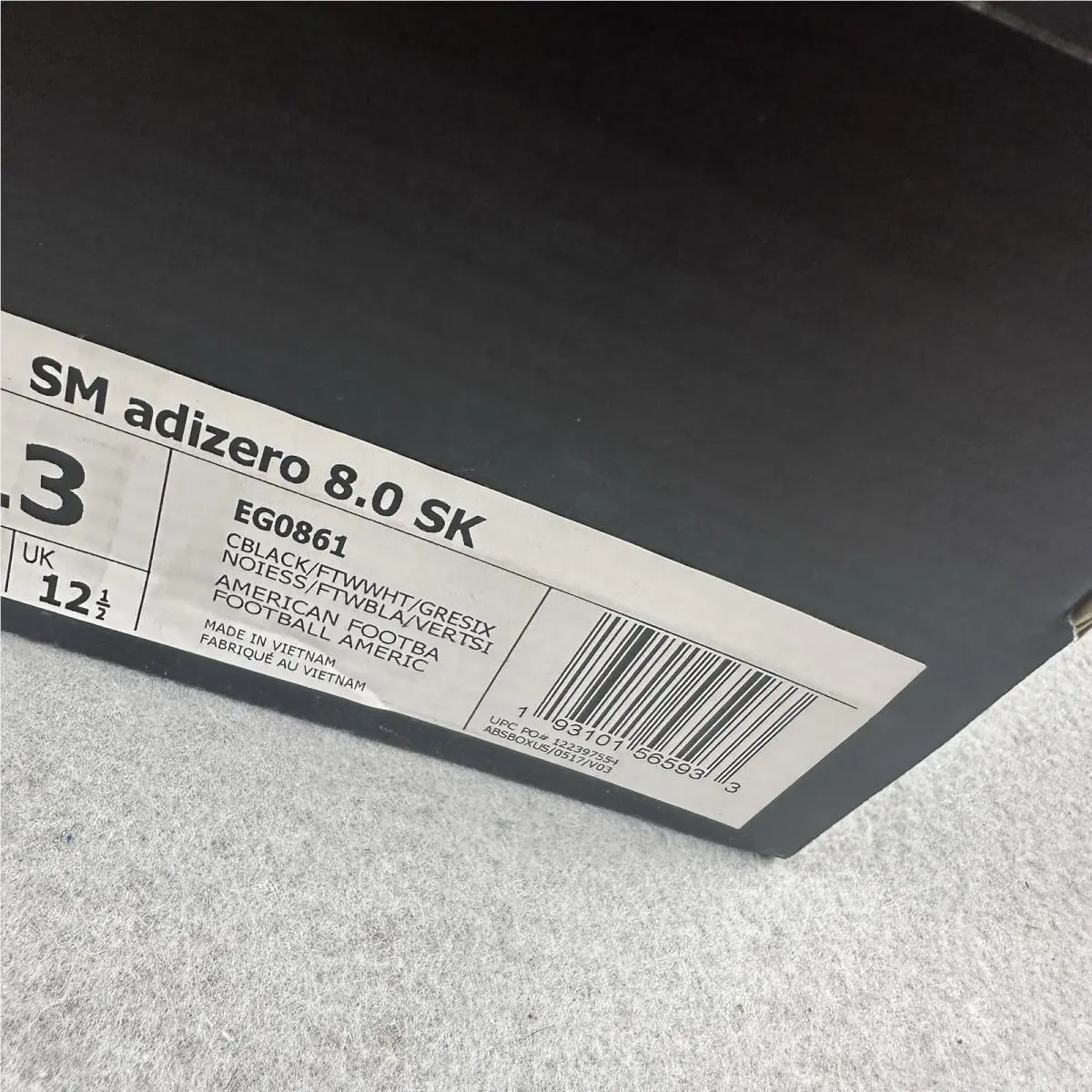 Adidas shoes - adidas adizero 8.0 - adizero - EG0861 - Black 10