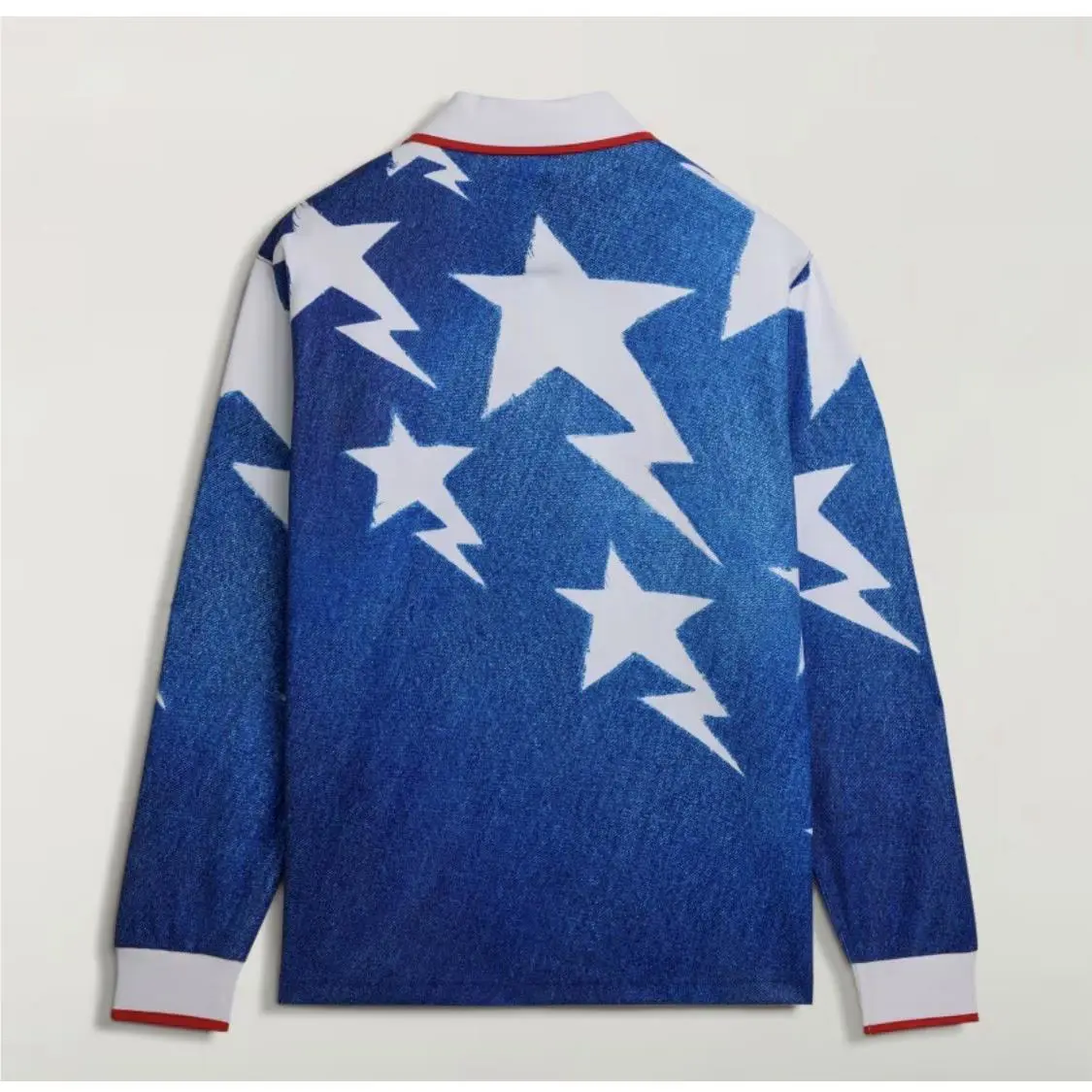 Adidas clothing - KF4913 LSL STAR JERSEY BAPE® - KF4913 - Blue 3
