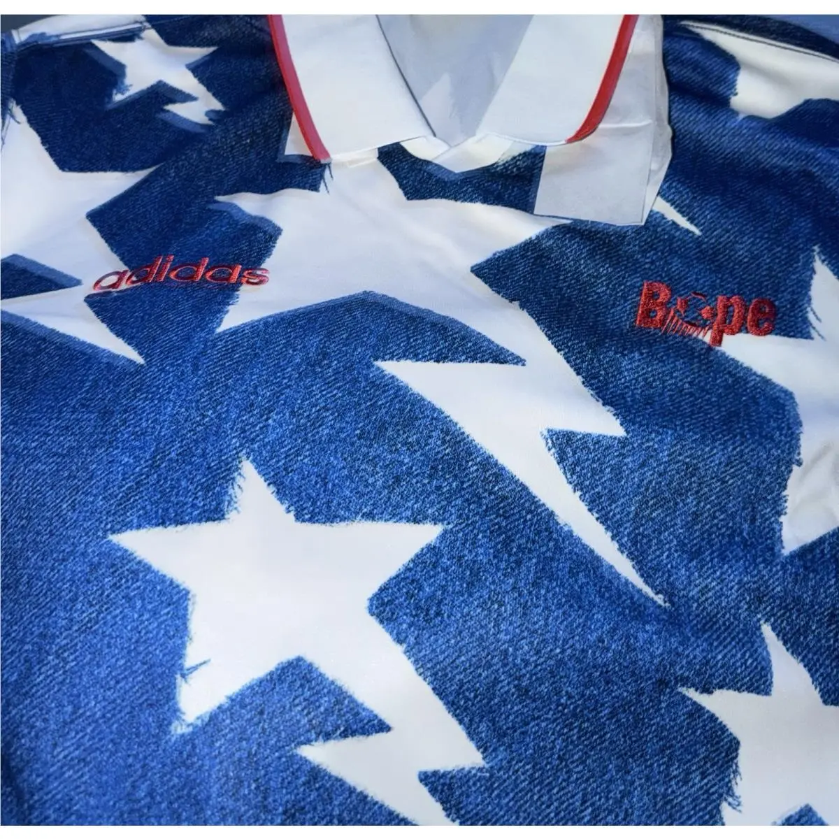 Adidas clothing - KF4913 LSL STAR JERSEY BAPE® - KF4913 - Blue 11