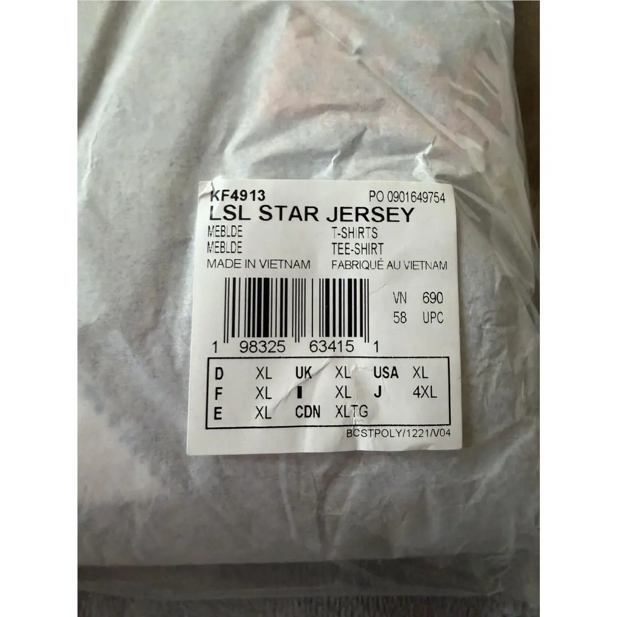 Adidas clothing - KF4913 LSL STAR JERSEY BAPE® - KF4913 - Blue 8