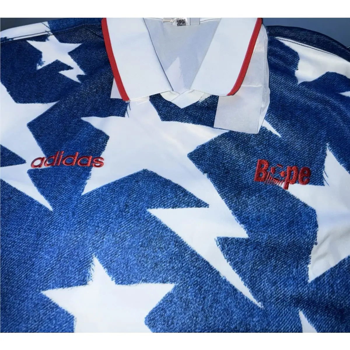 Adidas clothing - KF4913 LSL STAR JERSEY BAPE® - KF4913 - Blue 12