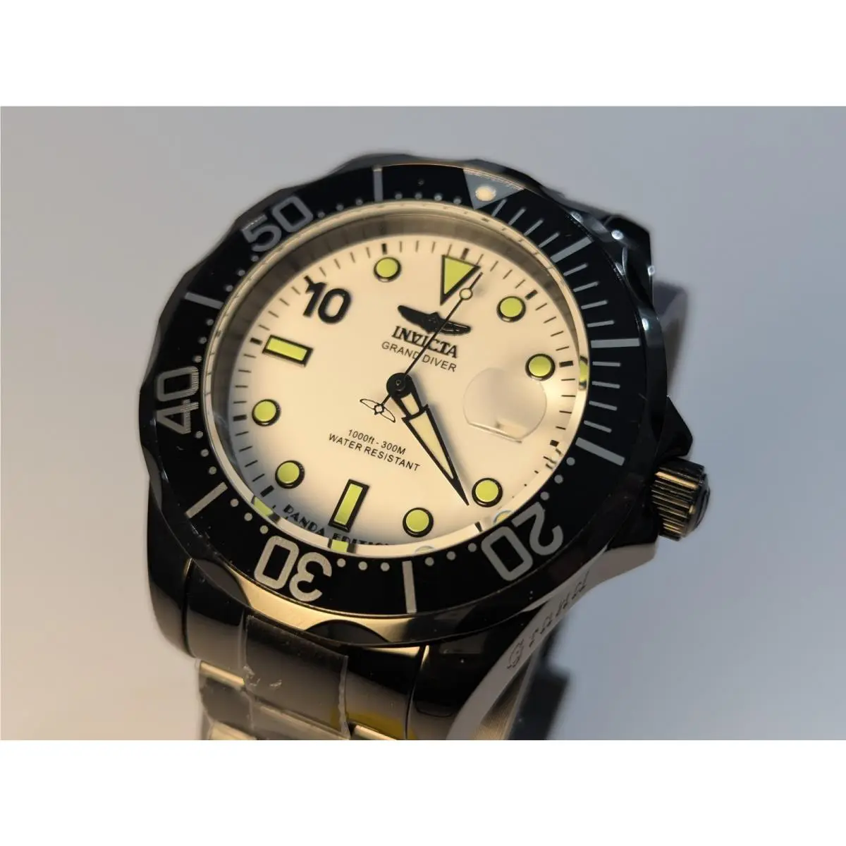 Invicta 48707 Grand Diver Panda Mens Watch Automatic Seiko NH35 Movement