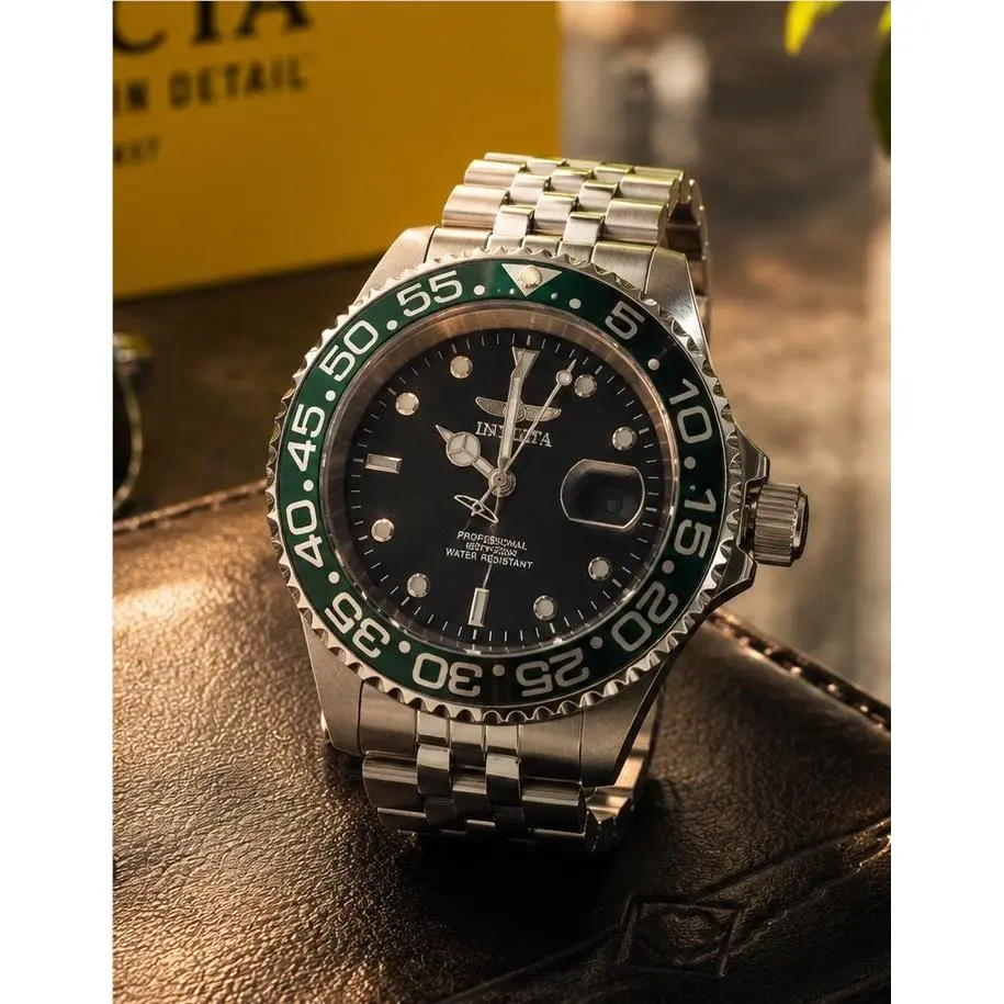 Men`s Invicta 34104 Black Dial 40mm Watch - Dial: Black