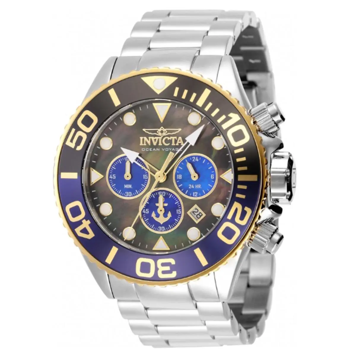Invicta Ocean Voyage Men`s Chronograph Watch 52mm 48599