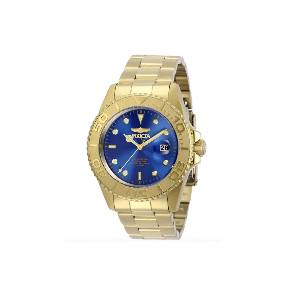 29947 Pro Diver Men’s Watch 40mm Stainless Steel Gold Tone Blue Dial by Invicta