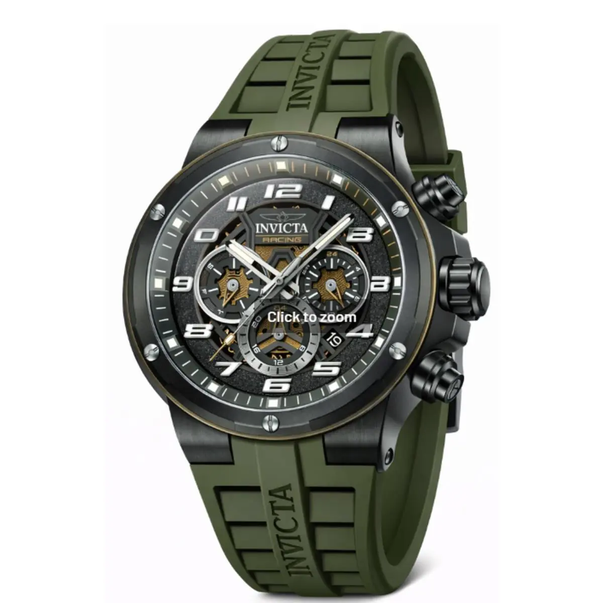 Invicta S1 Rally Stage Grid Men`s Watch - 49mm Dark Green 50264