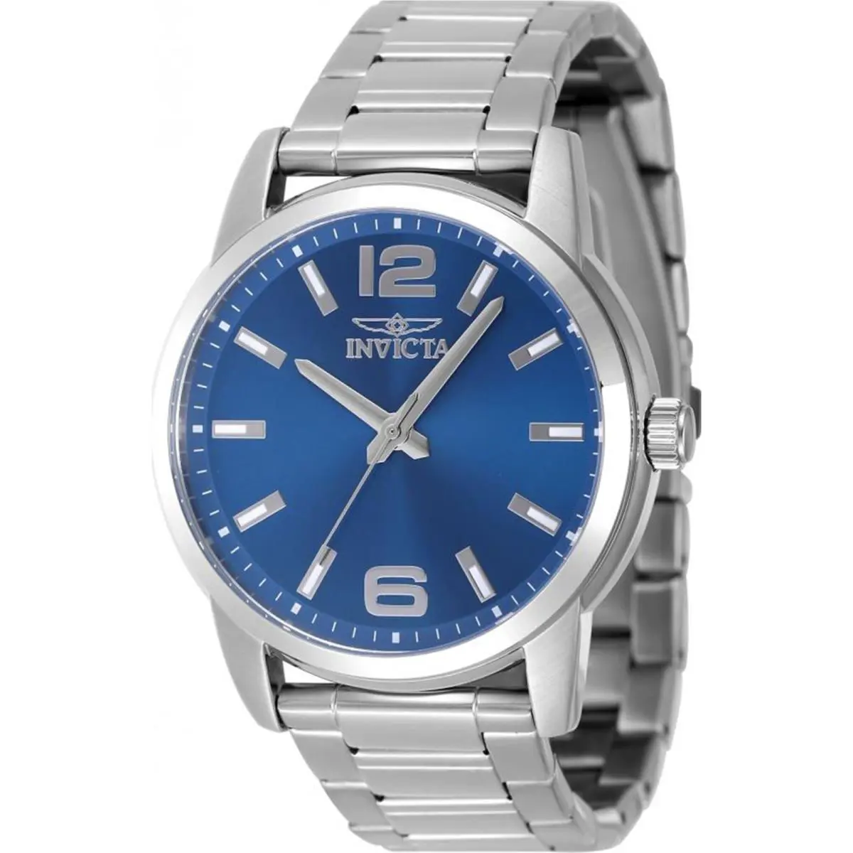 Invicta Men`s 48490 Celestial Quartz 3 Hand Blue Dial Watch - Blue, Quartz