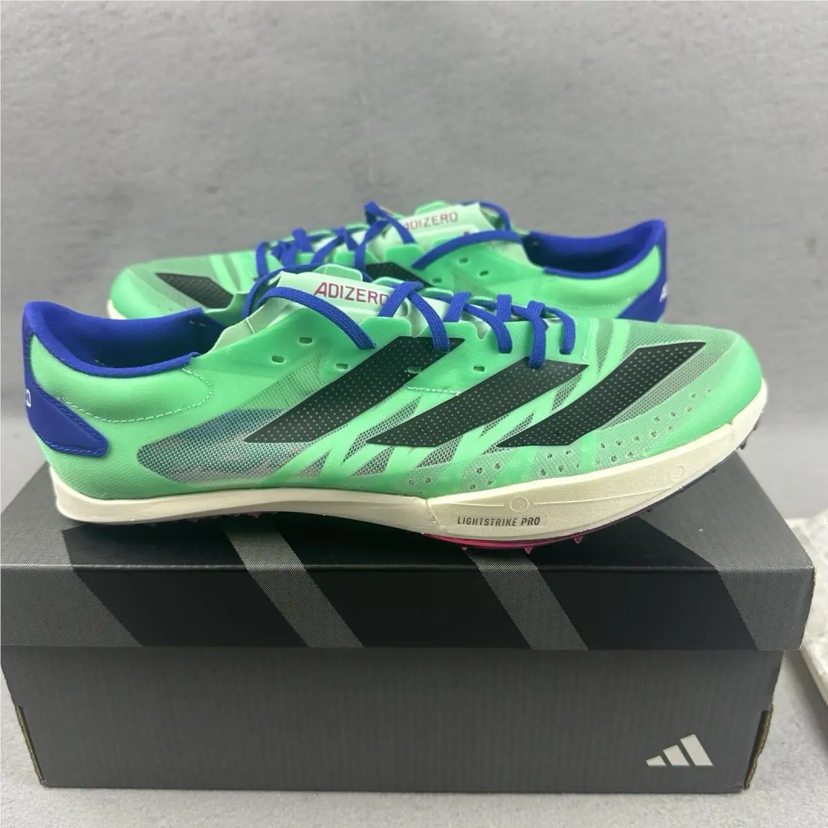 Adidas Adizero Ambition Distance Spikes Cleats Mens 7 Womens 8 GV9068