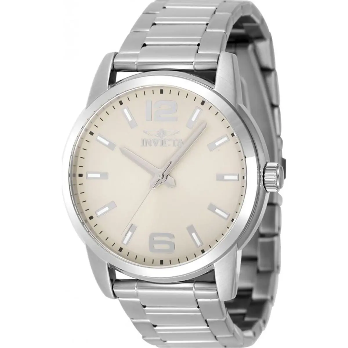 Invicta Men`s 48492 Celestial Quartz 3 Hand Ivory Dial Watch