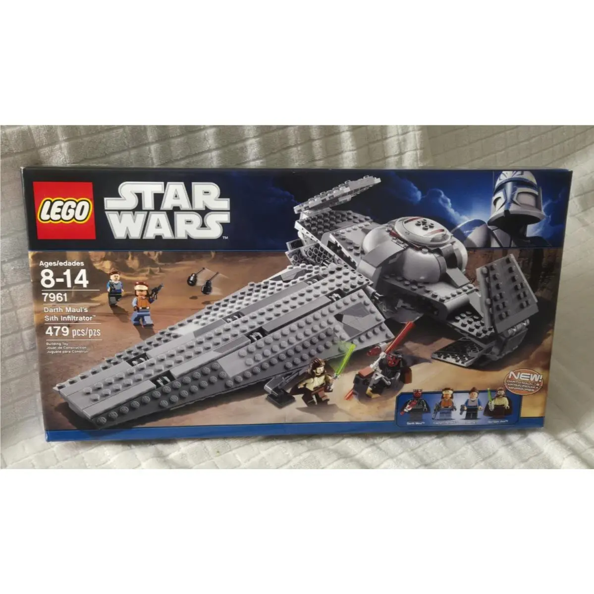 Star Wars Lego 7961 Darth Mauls Sith Infiltrator 479 Pcs Retired