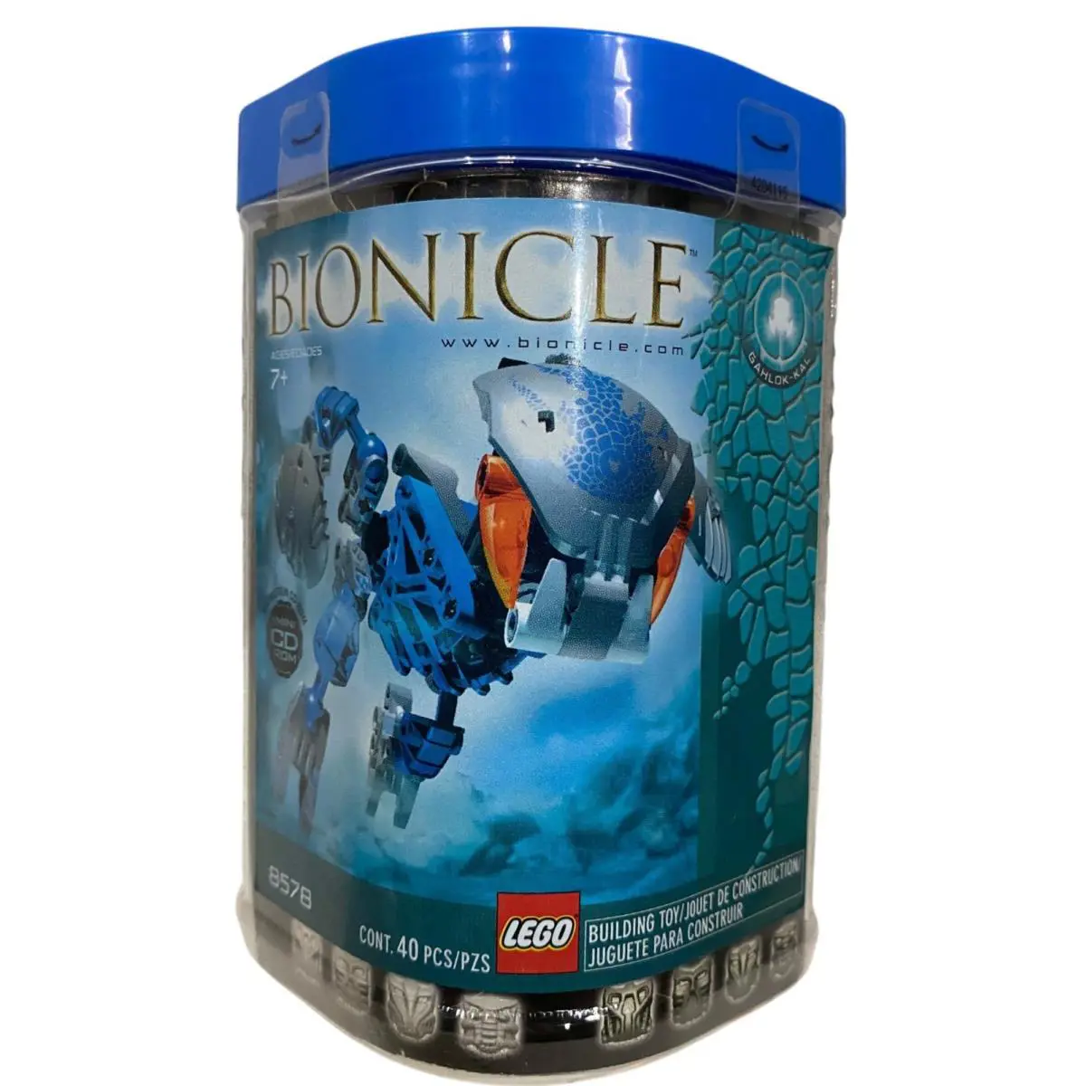 Lego 8578 Bionicle Bohrok Gahlok-kal w Mini CD Vtg 2003 Set