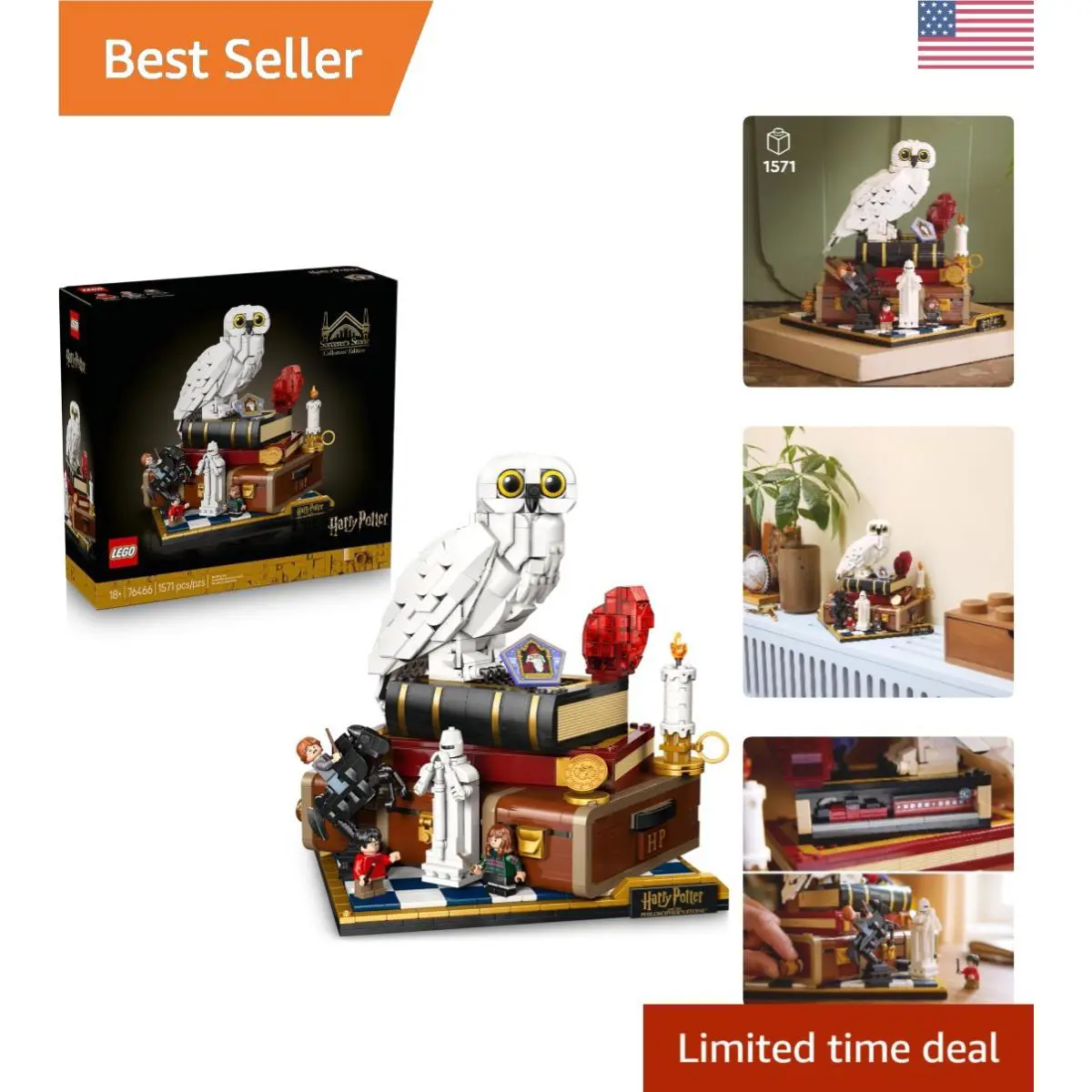 Harry Potter Adult Building Set – Celebrate 25 of Sorcerer’s Stone Magic