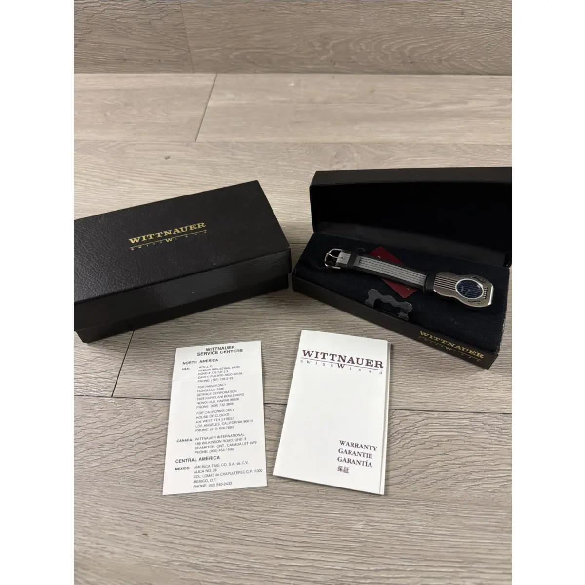 Wittnauer Silver Tone Men’s Guitar Watch
