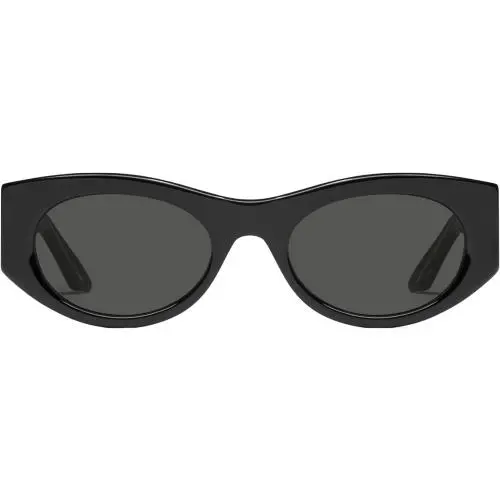 Quay - Women`s Sunglasses Round Lenses with UV Protection So What Black/smoke