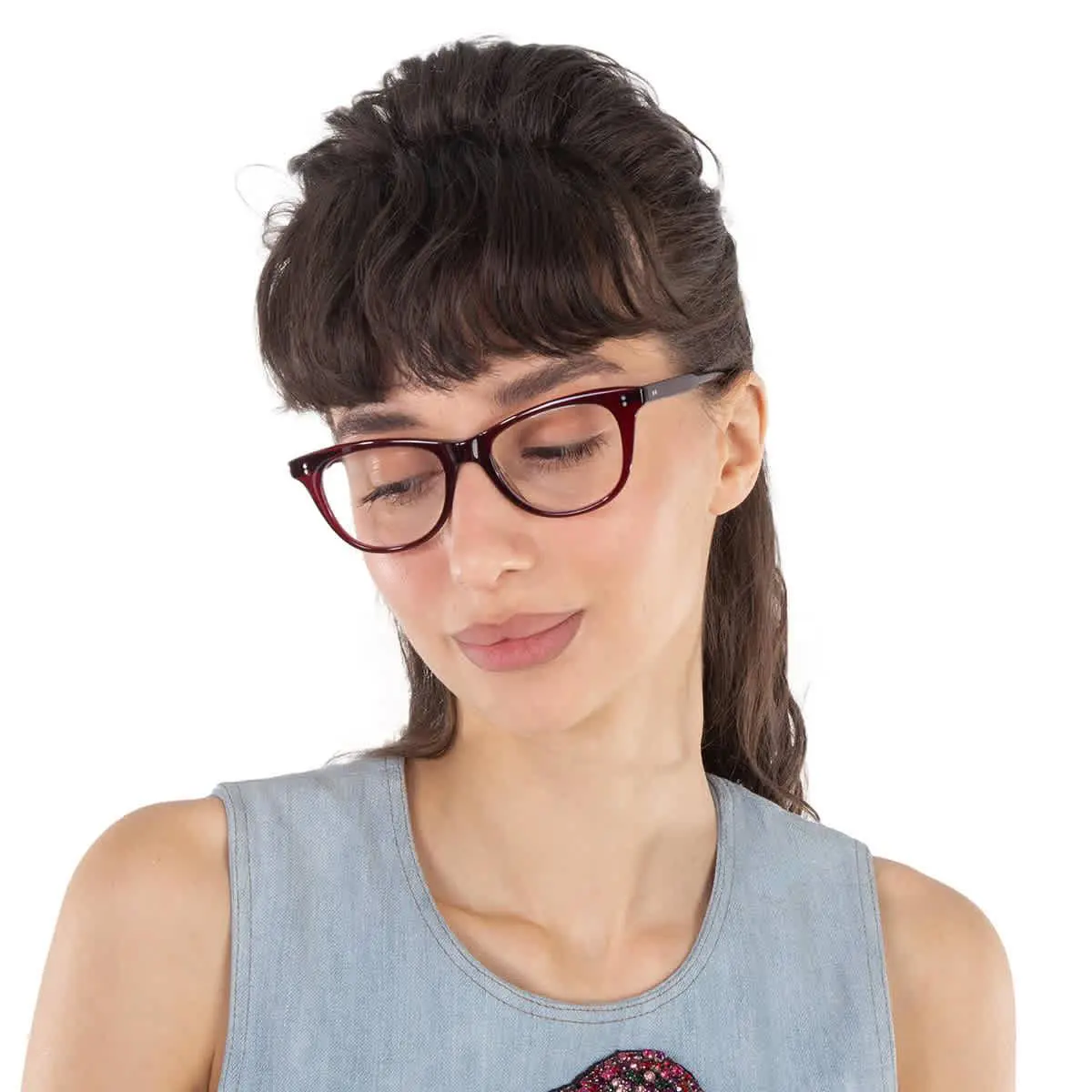 Garrett Leight Tia Jane Demo Cat Eye Ladies Eyeglasses 1122 Mer 47