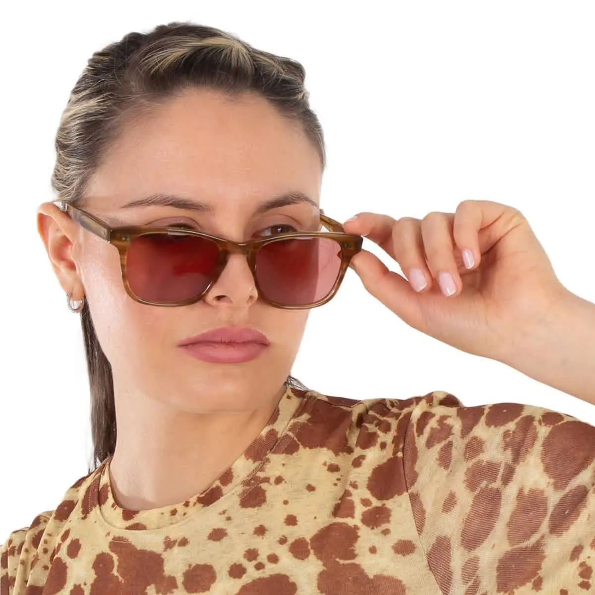 Garrett Leight Torrey Sun Lilac Square Sunglasses 2148 Pat/li 51 2148 Pat/li 51