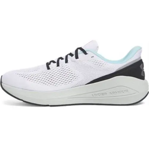 Under Armour shoes - WHITE-HYDRO GREEN-METALLIC SILVER 0