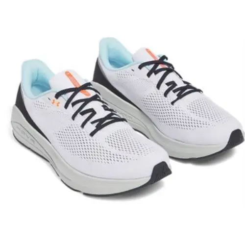 Under Armour shoes - WHITE-HYDRO GREEN-METALLIC SILVER 2