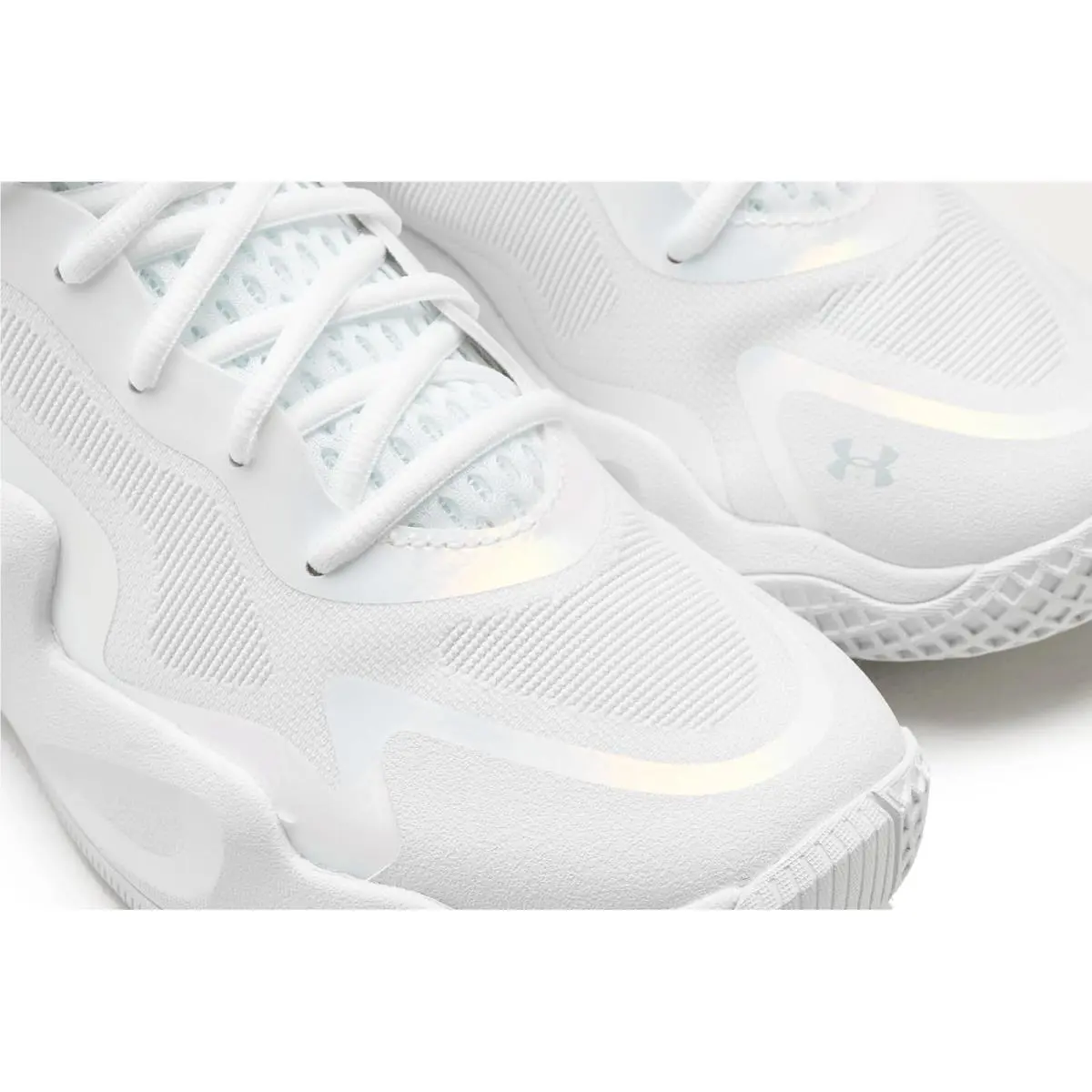 Under Armour shoes - White/White/Halo Gray 4