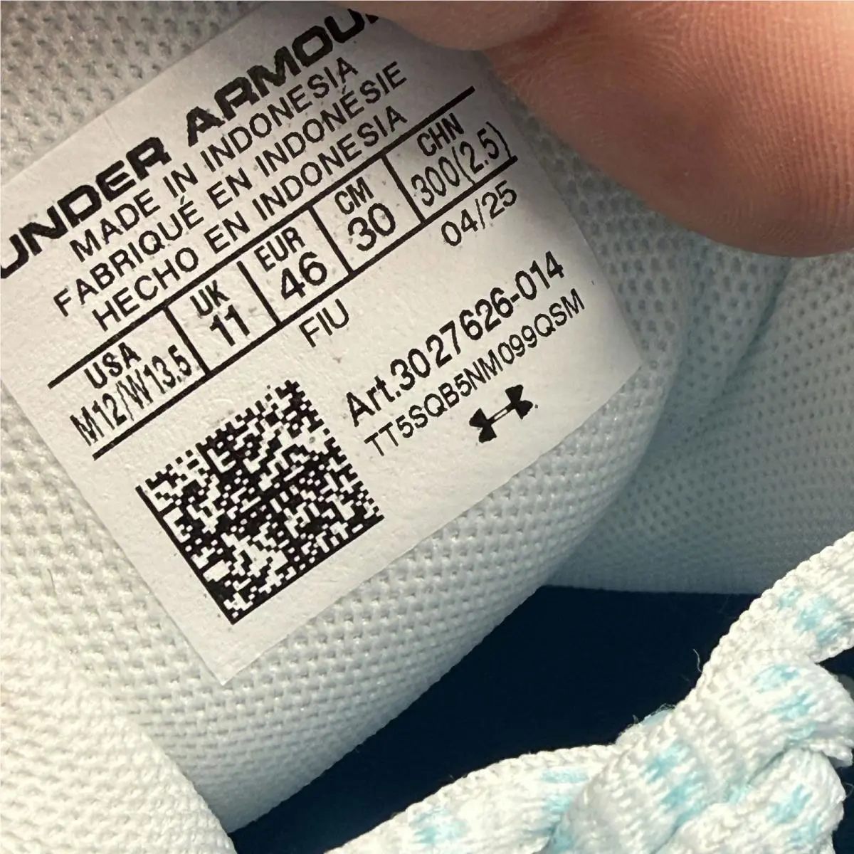 Under Armour shoes - Curry 3Z 24 White Blue - 3027626-014 - Blue 3