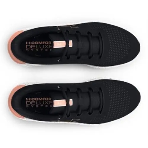 Under Armour shoes - BLACK-BLACK-BUBBLE PEACH 1